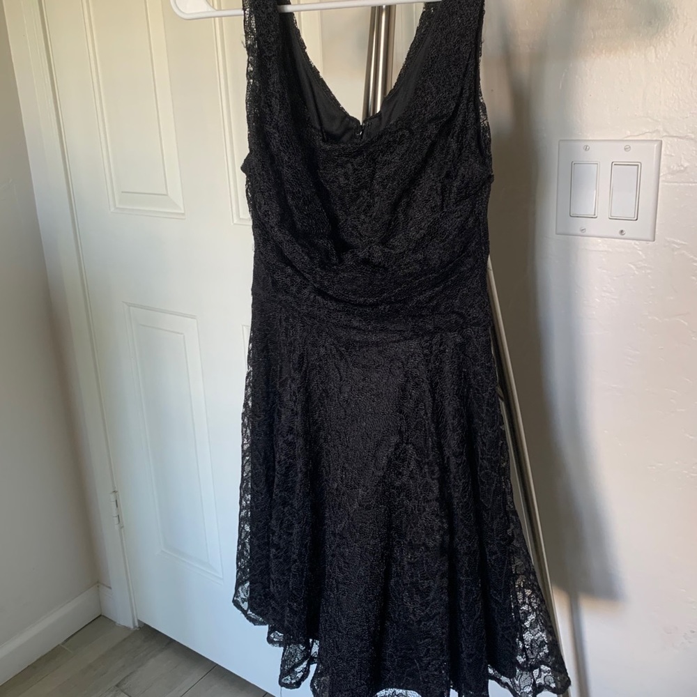Express Little Black Lace Dress